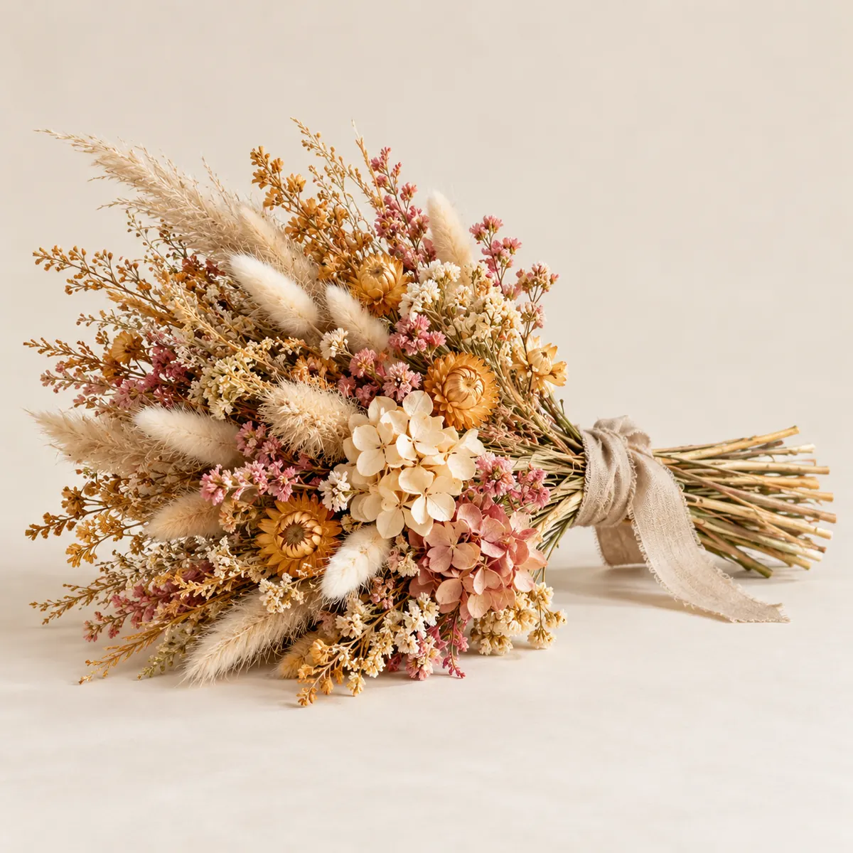 Dried-flower bouquet