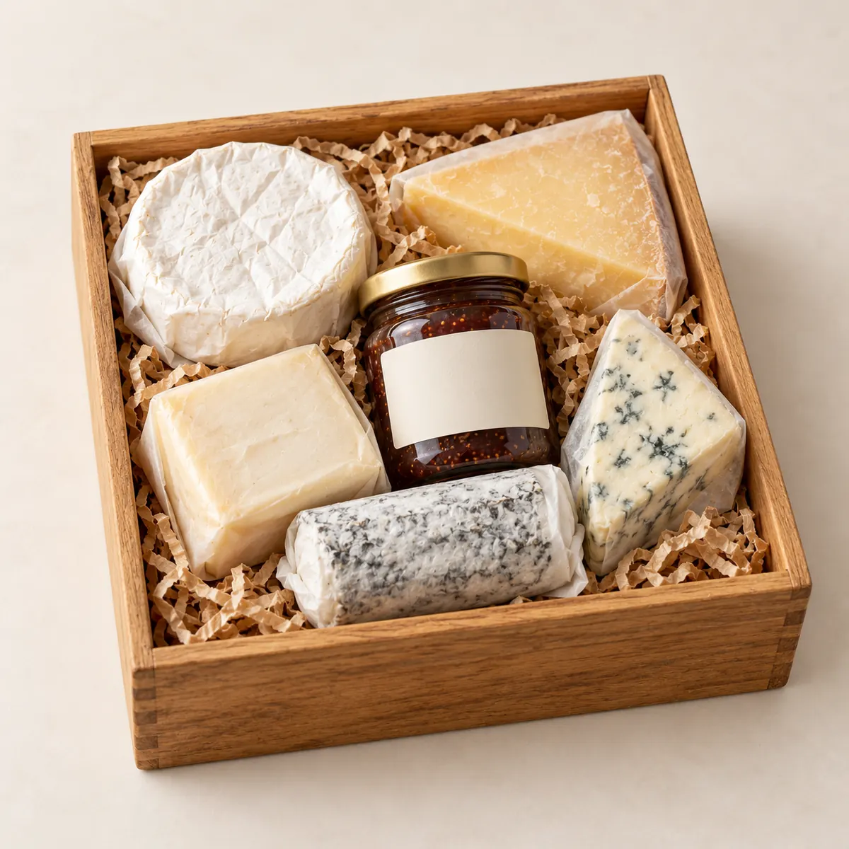 Gift box: five cheeses